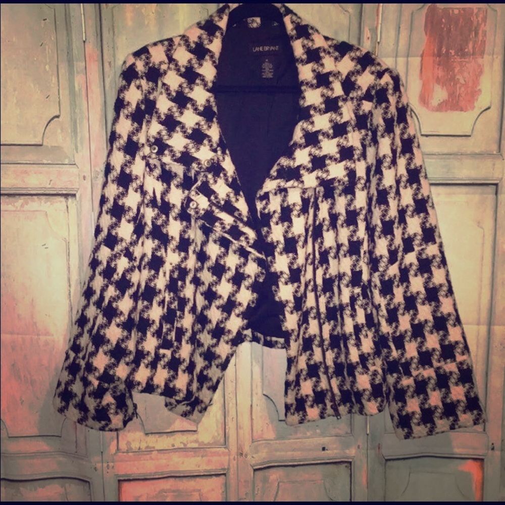 Houndstooth Moto Jacket